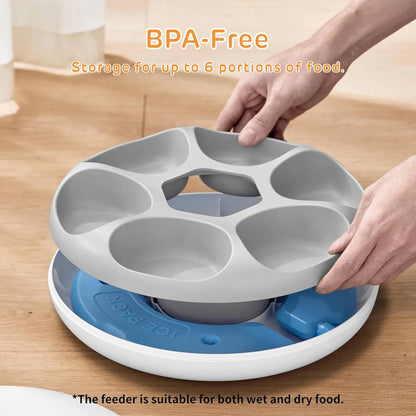 Automatic Pet Feeder w/Rechargeable Battery