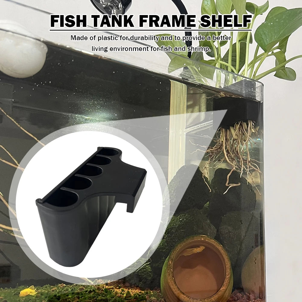 1-3Pcs Aquarium Plant Basket Rack Support with Hook