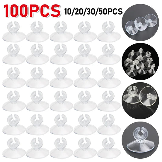 10-100pc Aquarium Suction Cup Hose Holder