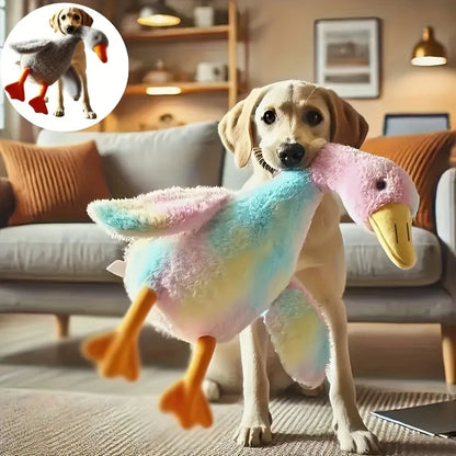 Anxiety-Relieving Plush Duck Toy for Pets