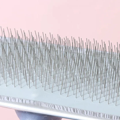 Stainless Steel and Silicone Pet Brush