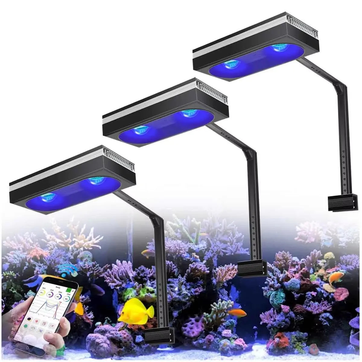 PopBloom 180W WiFi Aquarium Reef Coral Lamp