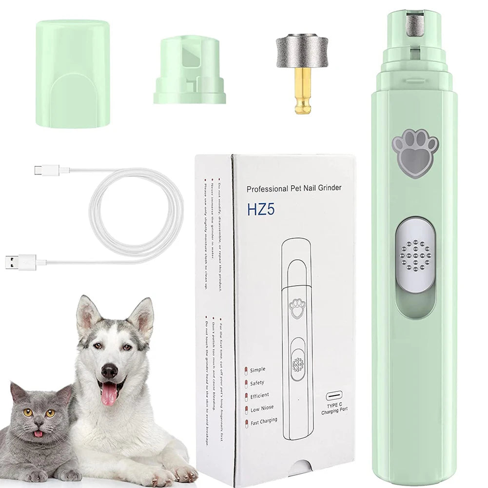 Rechargeable 2 Speed Pet Nail Grinder/Polisher
