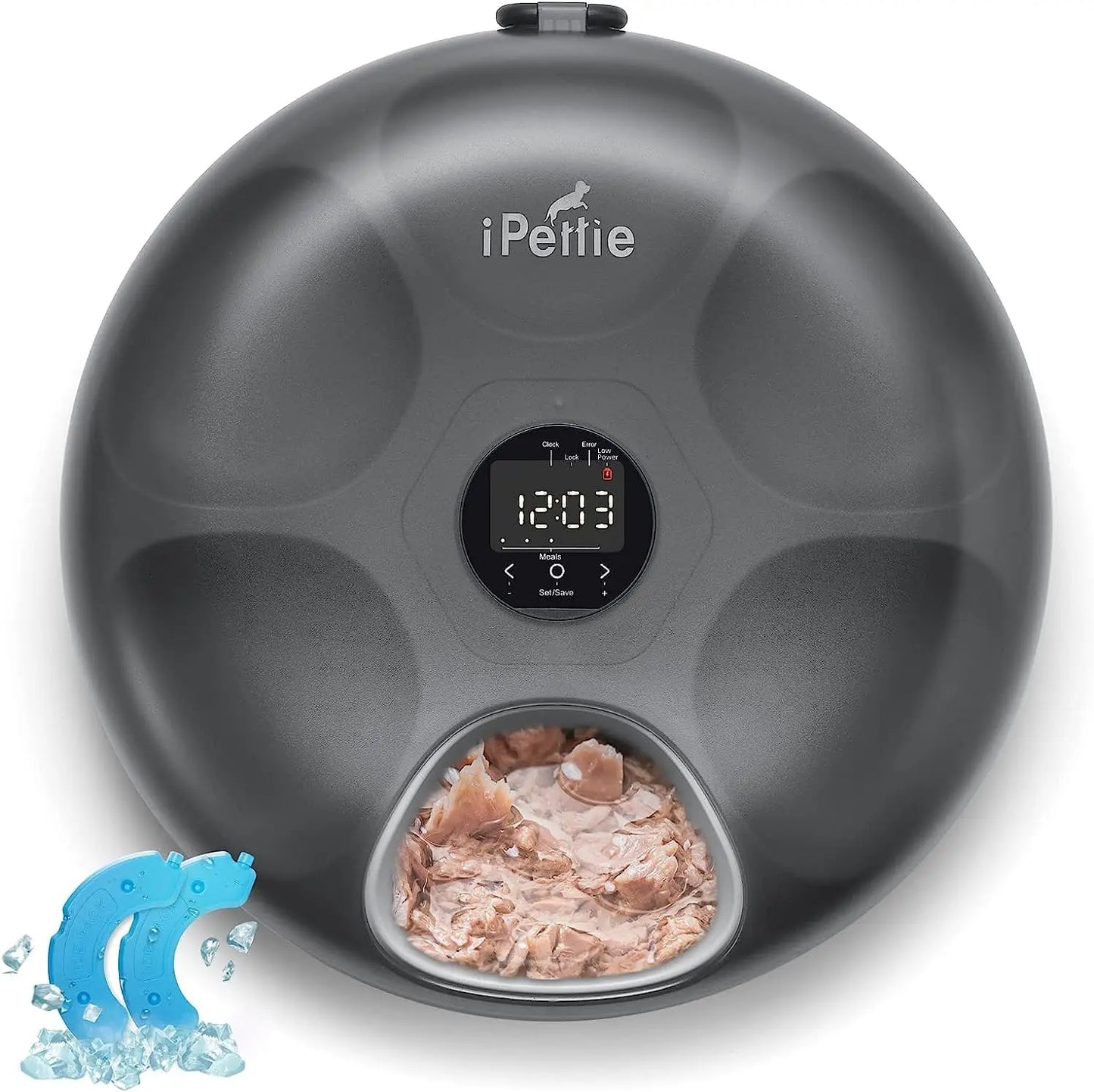 Automatic Pet Feeder w/Rechargeable Battery
