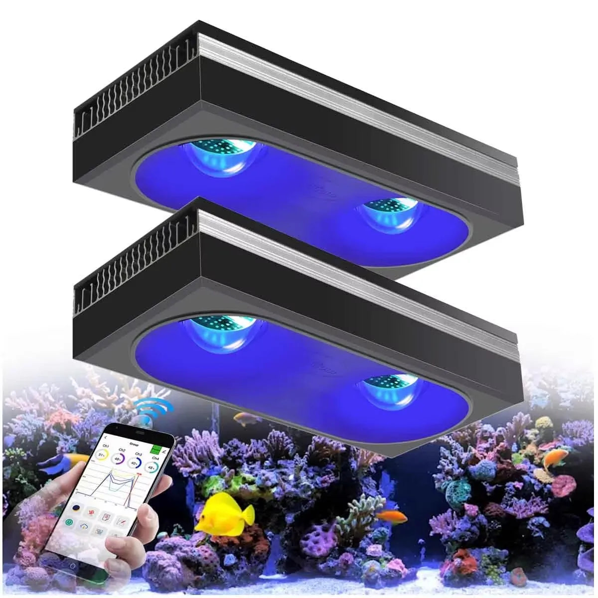PopBloom 180W WiFi Aquarium Reef Coral Lamp
