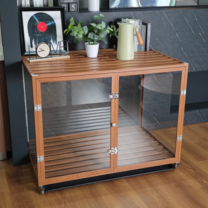 Bingopaw Transparent Pet Crate, Indoor or Outdoor Use