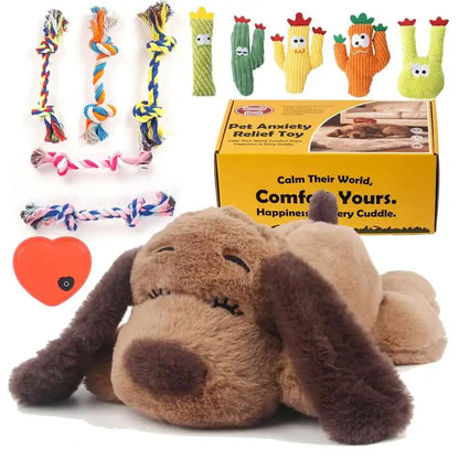 Dog Heartbeat Toy for Anxiety Relief
