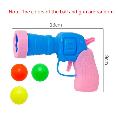 Interactive Toy Gun 10/20/30/100Pc Ball Launcher for Pets