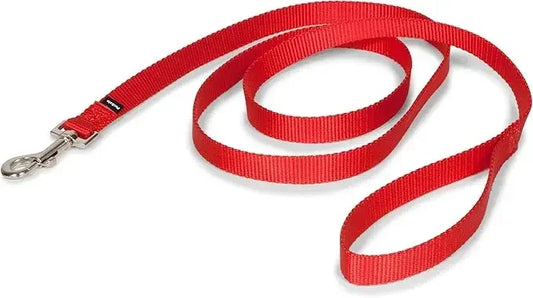 Easy to Use Red Nylon Pet Leash
