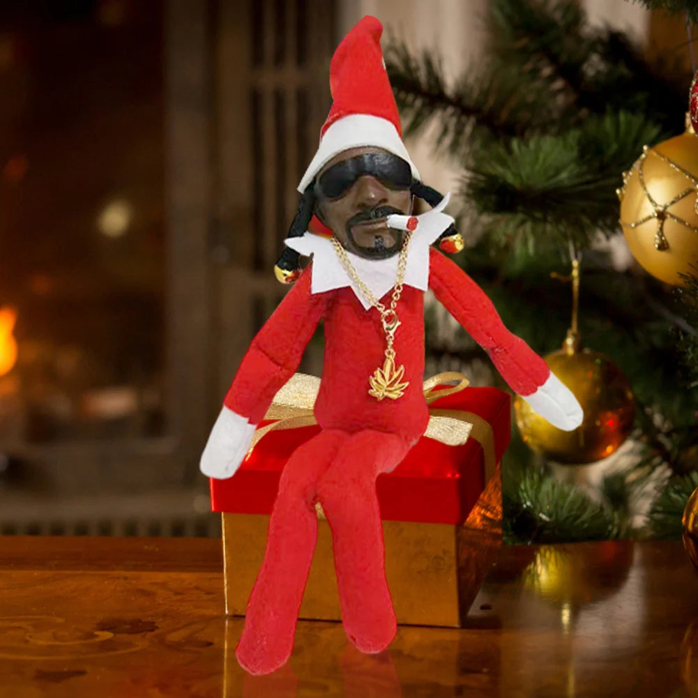Christmas Elf Snoop on a Stoop Plush Toys