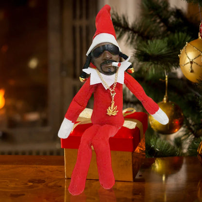 Christmas Elf Snoop on a Stoop Plush Toys