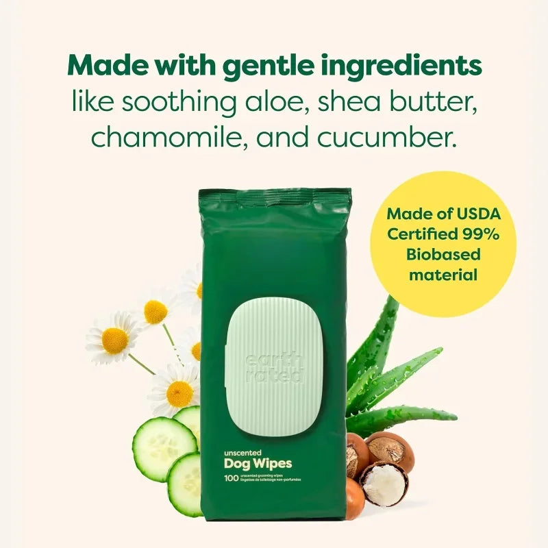 Hypoallergenic Cleansing & Moisturizing Pet Wipes