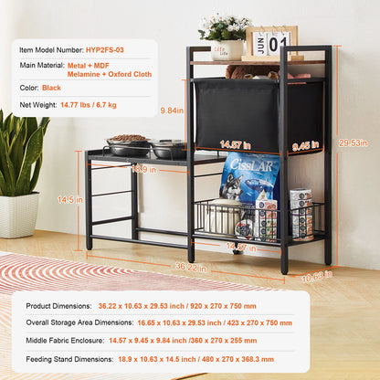 VEVOR Pet Feeding Station with Storage