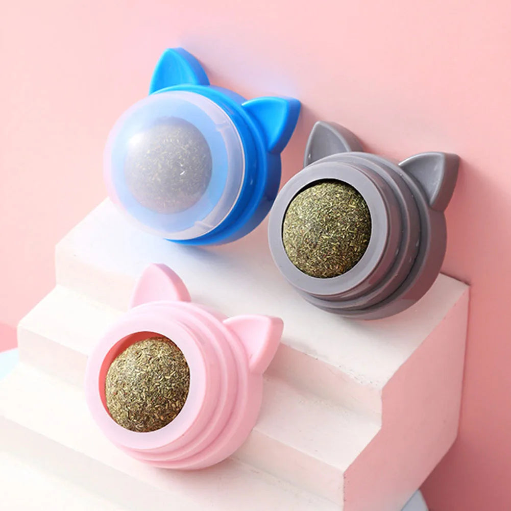 Rotatable Catnip Ball Toy