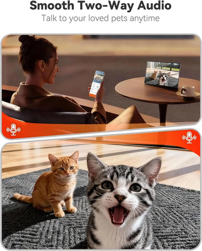 6L Automatic Pet Feeder w/Camera