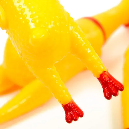 Yellow Rubber Chewing Toy for Aggressive Chewers