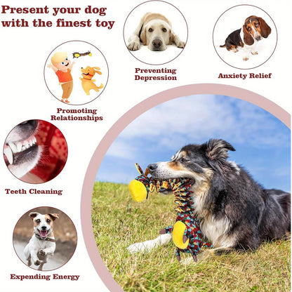 Ultra-Strong Plush Chew Toy for Powerful Chewers
