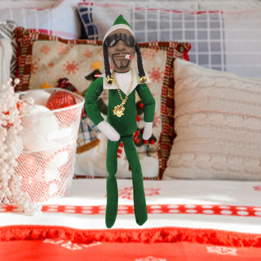 Christmas Elf Snoop on a Stoop Plush Toys