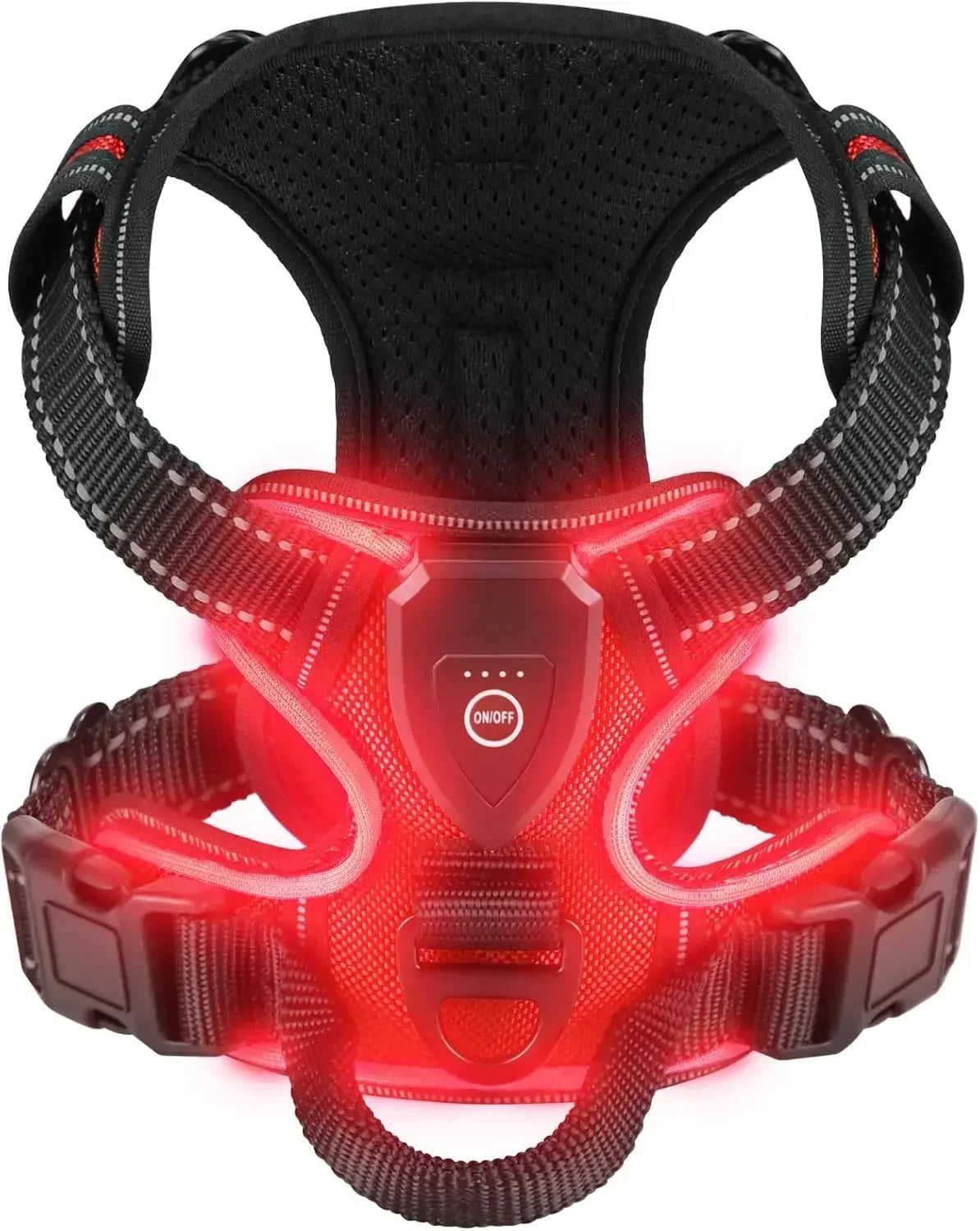 LED Rechargeable No Pull Dog Harness