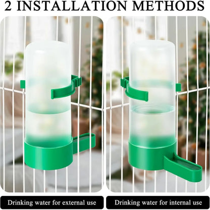 4 pcs Plastic Bird Water Feeder Drinker Clip