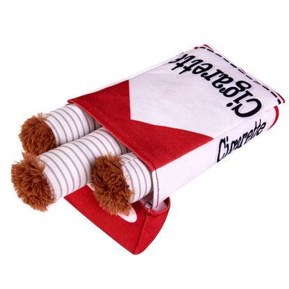 Plush Novelty Cigarette Pet Chew Toy