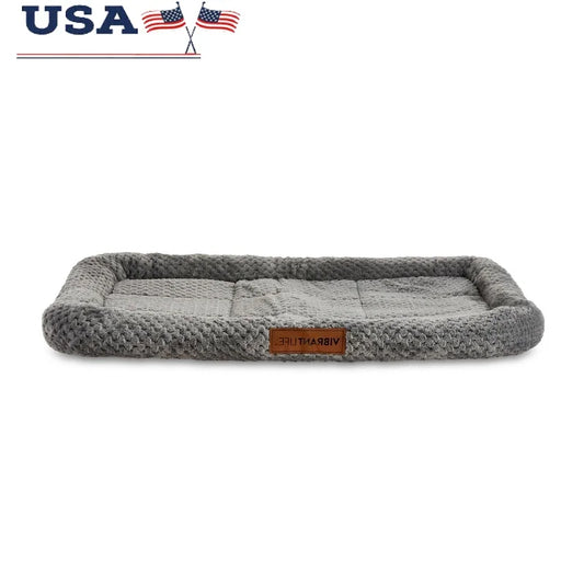 Padded Support Washable Pet Bed/Crate Mat