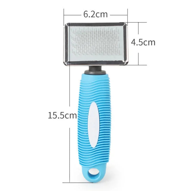 Stainless Steel and Silicone Pet Brush