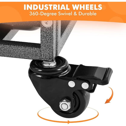 42IN Stackable Pet Crate, 4pcs w/Double Water Bowl