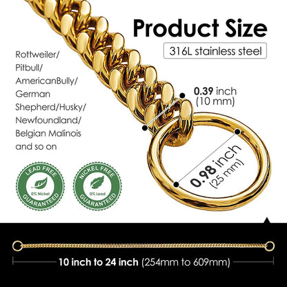 Stainless Steel Training Dog Collar