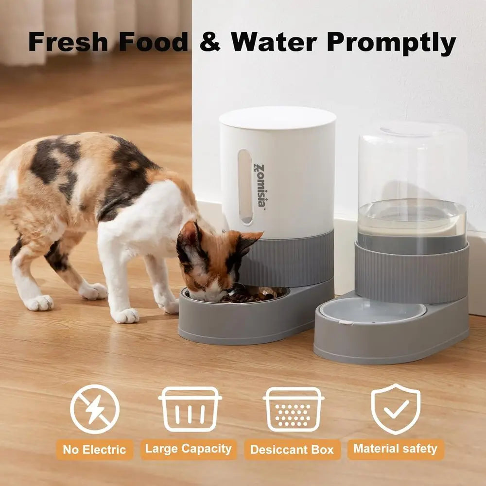 Gravity Pet Feeder/Water Dispenser