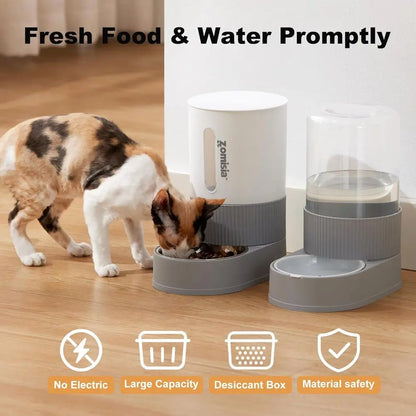 Gravity Pet Feeder/Water Dispenser