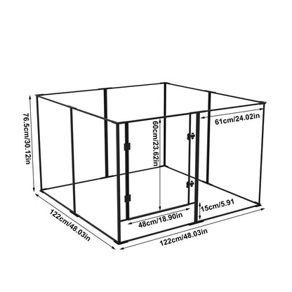 Acrylic Indoor Pet Playpen (8 Panels)