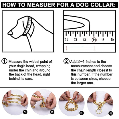 Stainless Steel Training Dog Collar