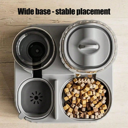 2 in 1 Automatic Pet Food & Water Dispenser
