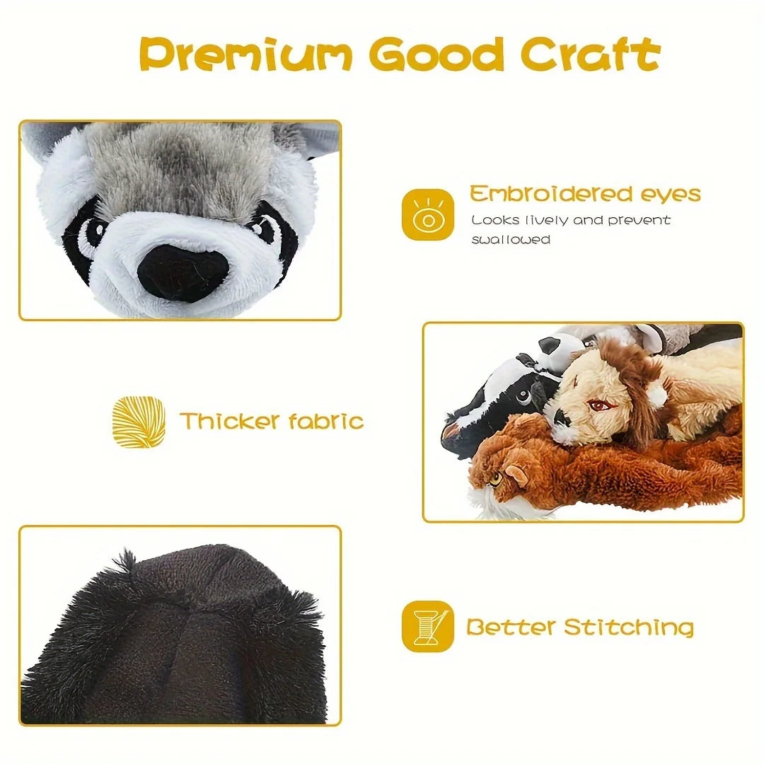 Durable Squeaky Plush Pet Toy