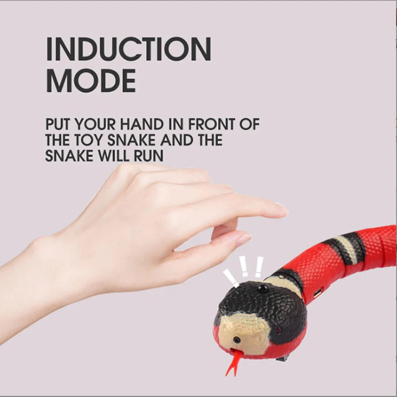 Automatic Smart Sensing Snake for Pet Play