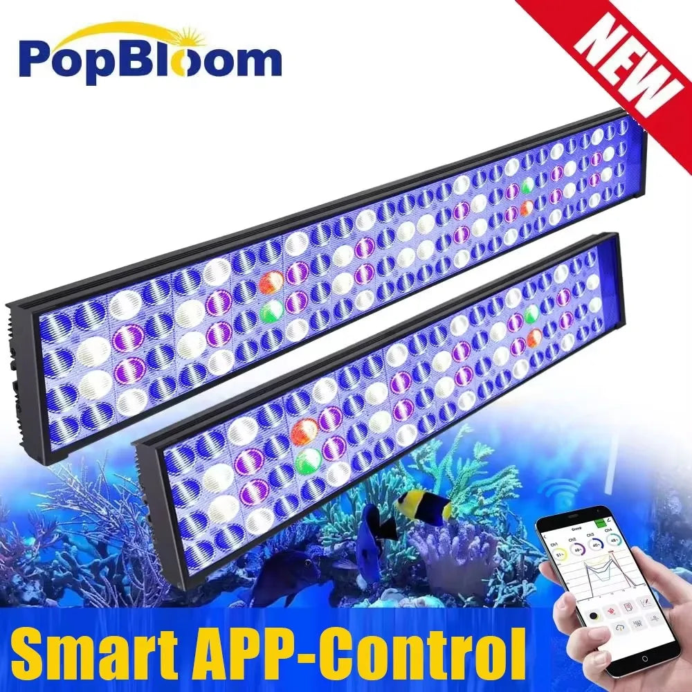 PopBloom WiFi Led Aquarium Reef Coral Lights