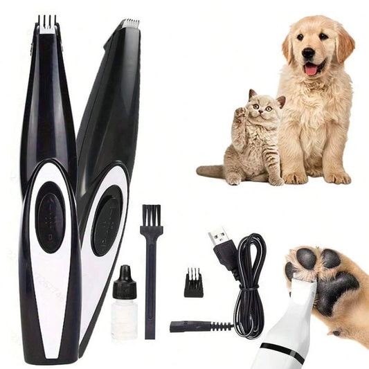 Pet Rechargeable Low Noise Paw Trimmers