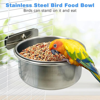 2pcs. Bird Cage Feeder Cups