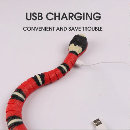 Automatic Smart Sensing Snake for Pet Play