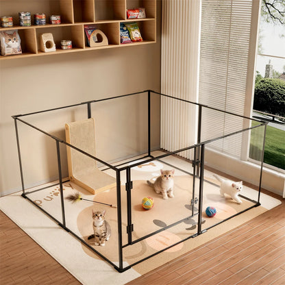 Acrylic Indoor Pet Playpen (8 Panels)