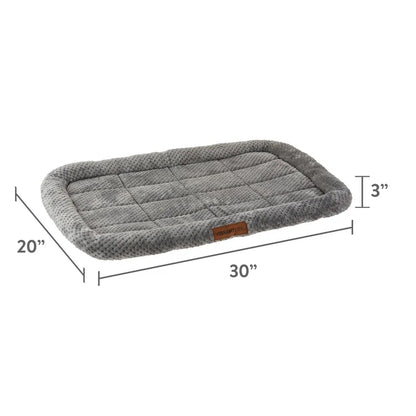 Padded Support Washable Pet Bed/Crate Mat