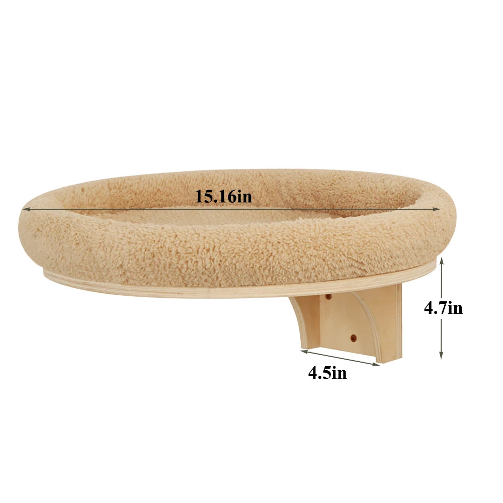Wall Mounted Climbing Ladder with Scratching Post