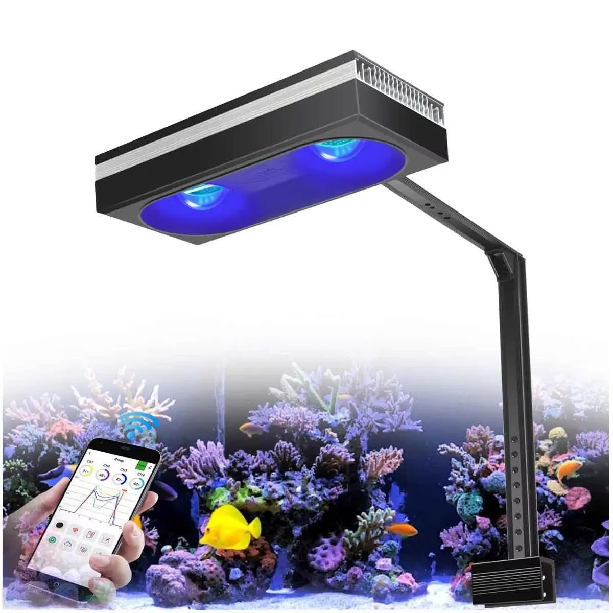 PopBloom 180W WiFi Aquarium Reef Coral Lamp