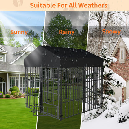 XS-L Outdoor Heavy Duty Pet Kennel with Roof