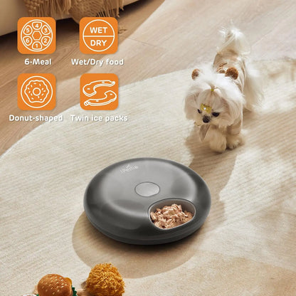 Automatic Pet Feeder w/Rechargeable Battery