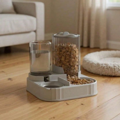 2 in 1 Automatic Pet Food & Water Dispenser