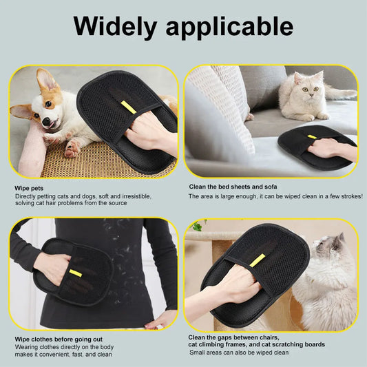 Double Sided Pet Hair Removal Glove