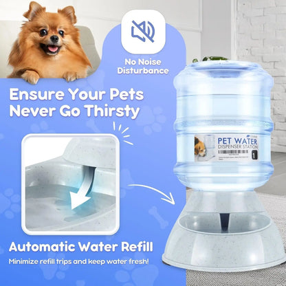 Automatic Pet Feeder and Waterer Set