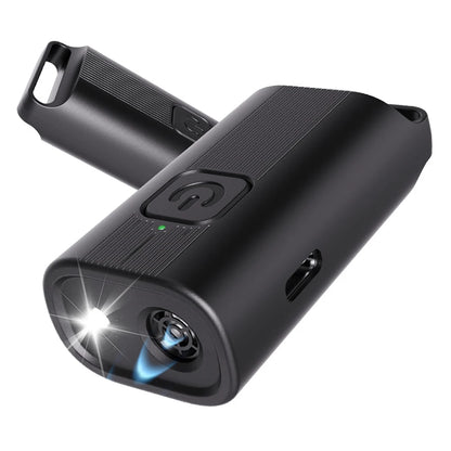 Rechargeable Ultrasonic Bark Deterrent with LED Flashlight